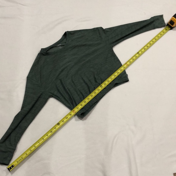 Green Old Navy Athletic Breathable Cinched Shirt - Picture 6 of 8